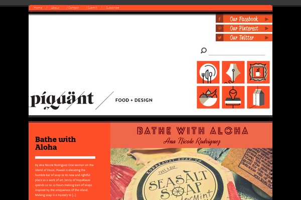 Hybrid theme site design template sample