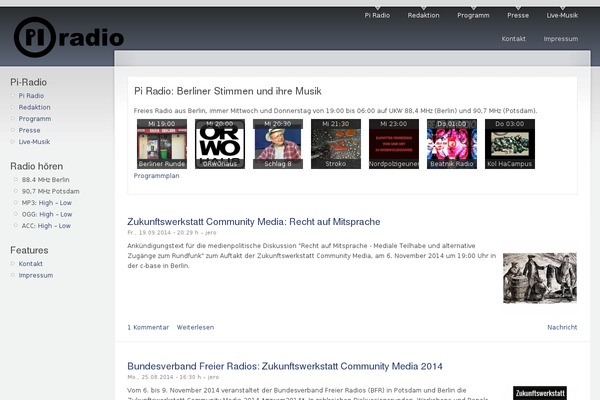 piradio.de site used Calcms