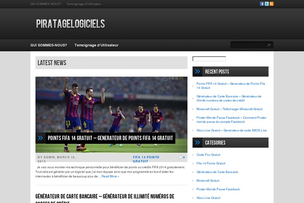 LeetPress theme site design template sample