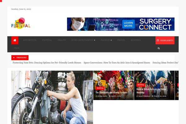 AeonMag theme site design template sample