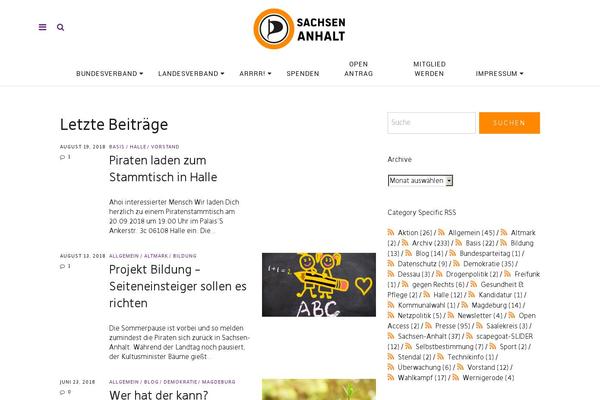 SoSimple theme site design template sample