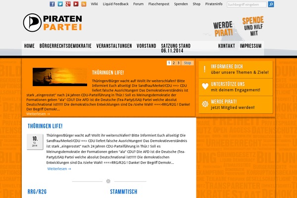 Site using amr ical events lists plugin