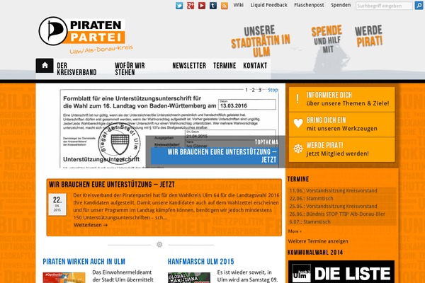 Site using amr ical events lists plugin