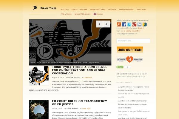 Coral Dark theme site design template sample