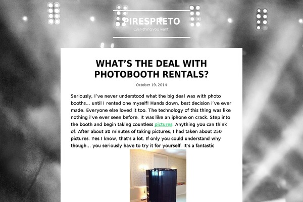 Singl theme site design template sample