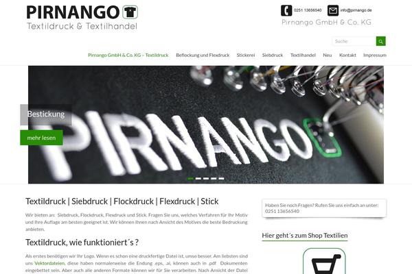 Site using Floating Social Bar plugin