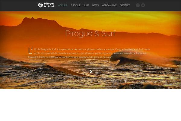 Fable theme site design template sample