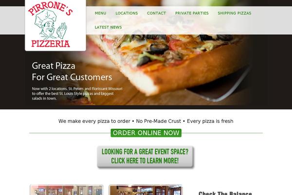 Patricia theme site design template sample