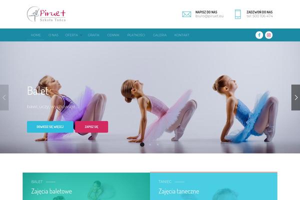Simplicity theme site design template sample