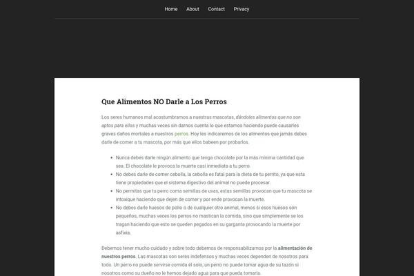 Padhang theme site design template sample