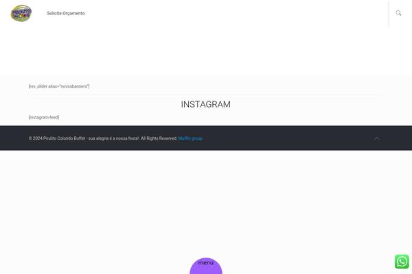 Site using Fixed Circular Navigation Menu plugin