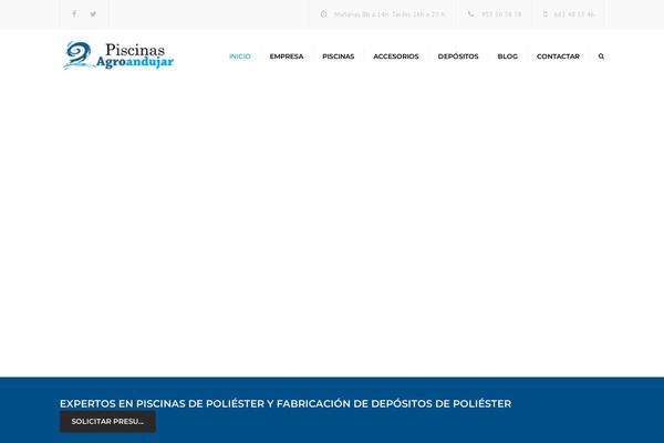 piscinasagroandujar.com site used Constructo-child-theme