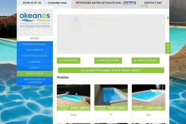 Vertikal theme site design template sample