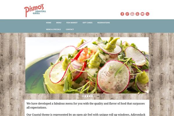 Restaurateur theme site design template sample
