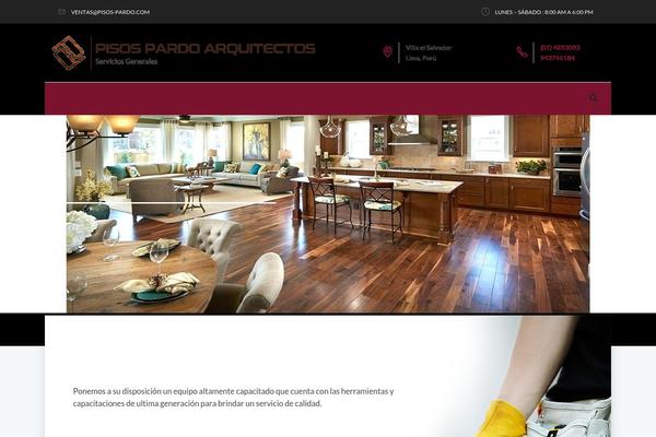 Tanj theme site design template sample