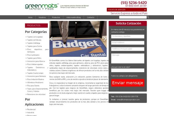 Unimat theme site design template sample