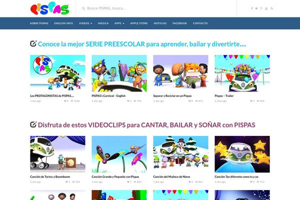 VideoTube theme site design template sample