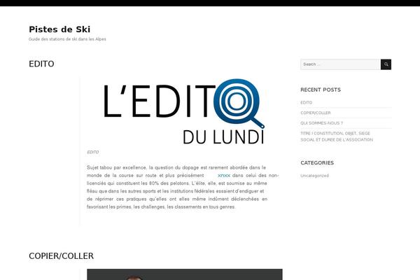 pistes-de-ski.com site used Undiscovered