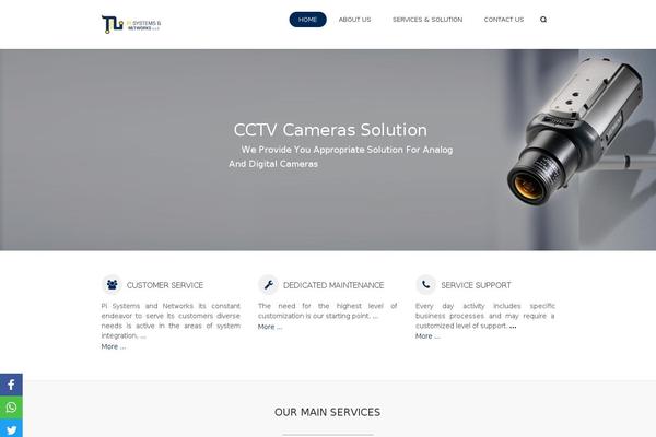 Nebula theme site design template sample