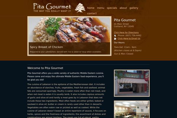 pitagourmet.com site used Pita