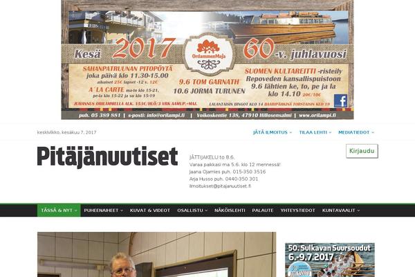 Paikallismediat theme site design template sample