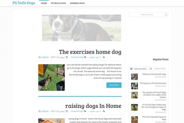 pitbullsdogs.com site used Sensational