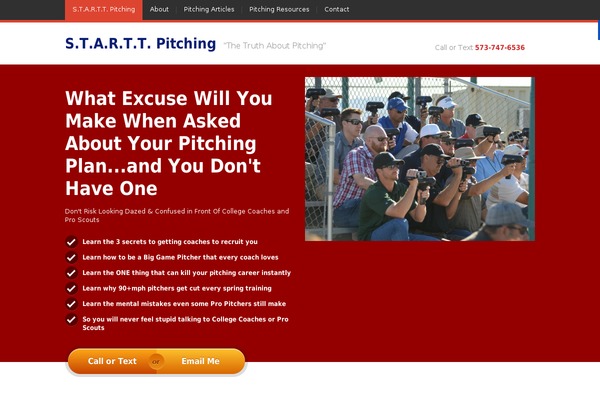 JustLanded theme site design template sample