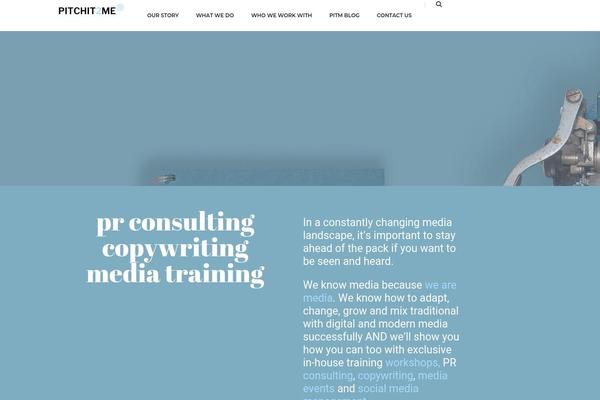 Pofo theme site design template sample