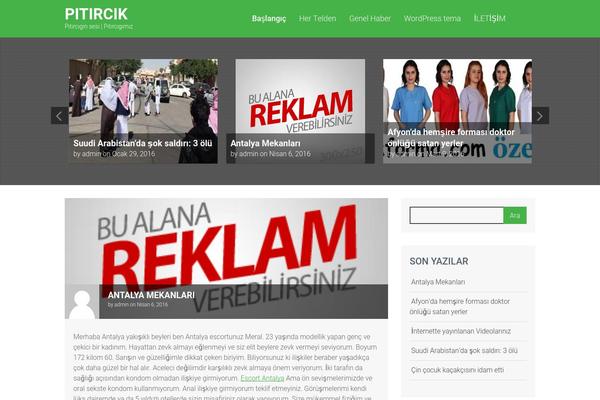 Gravit theme site design template sample