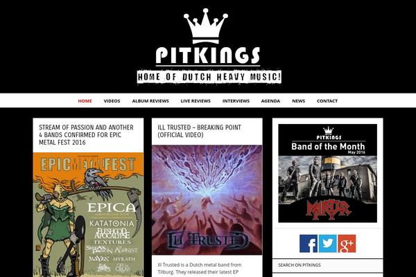 Pravda theme site design template sample