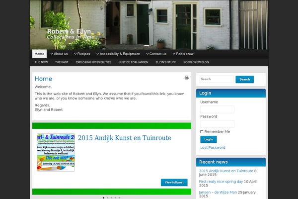 Site using Weaver Show Sliders plugin