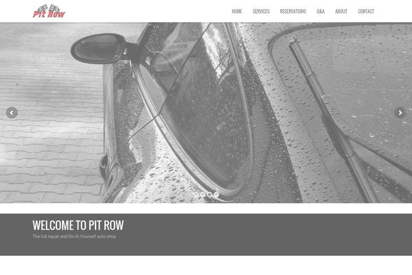 North theme site design template sample