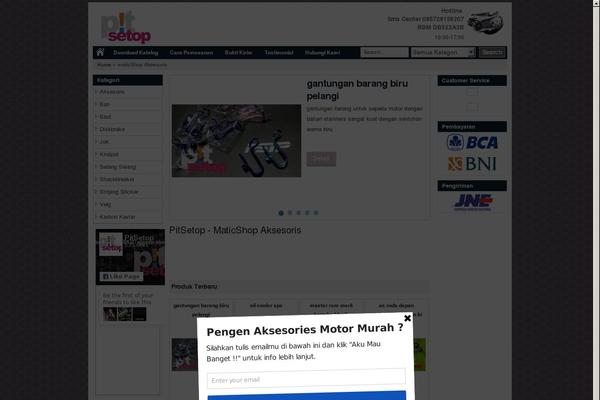 pitsetop.com site used Wptoko-v3.1