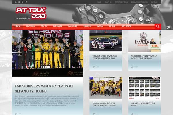 Grimag theme site design template sample