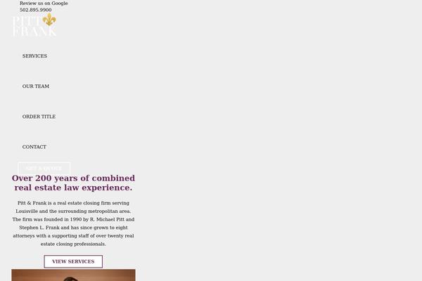 Impreza Child theme site design template sample