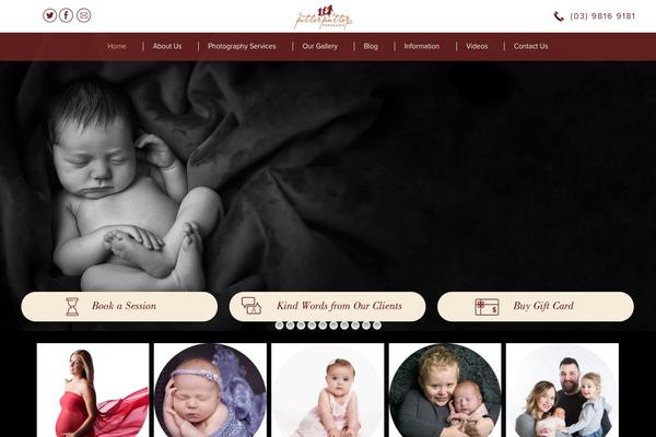 Site using Waving Portfolio plugin