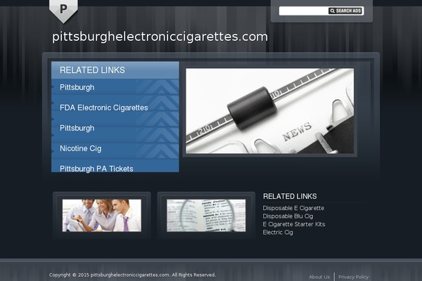 Quadrum theme site design template sample