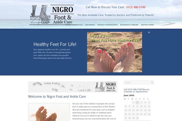 Care theme site design template sample