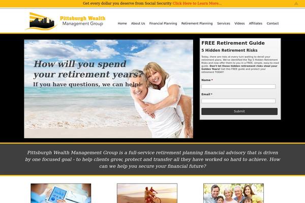 Ultimatum theme site design template sample