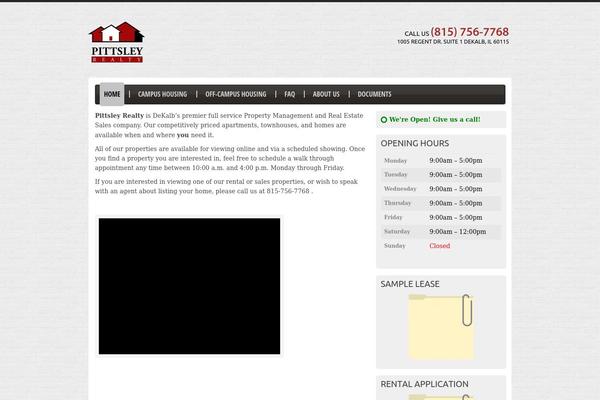 Denali theme site design template sample