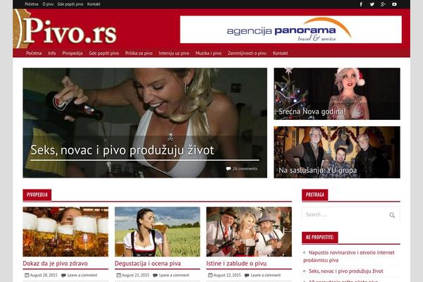Glades theme site design template sample