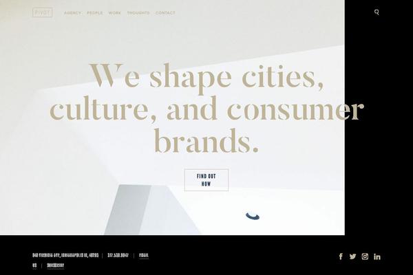 Pivot theme site design template sample
