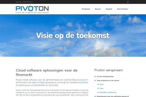 pivoton.nl site used Activateyourbusiness