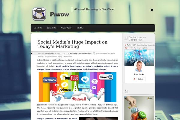 BrightNews theme site design template sample