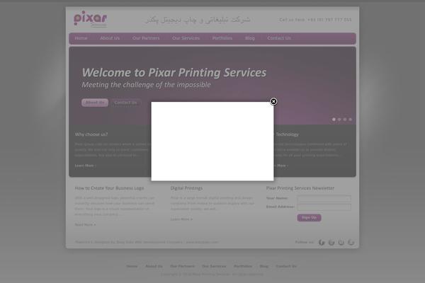 Debonair theme site design template sample
