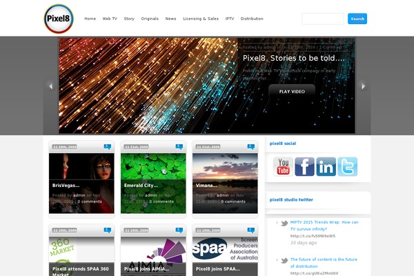 Evid theme site design template sample
