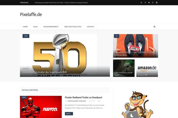 pixelaffe.de site used Deep-light