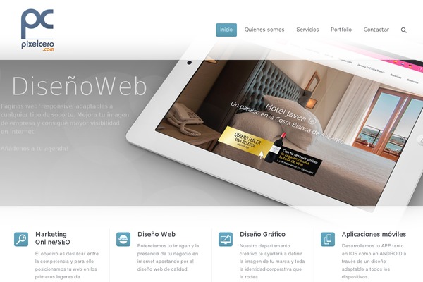 The7 theme site design template sample