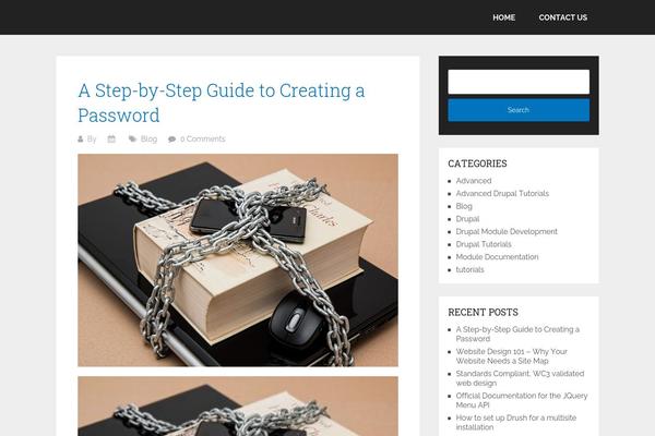Schema Lite theme site design template sample