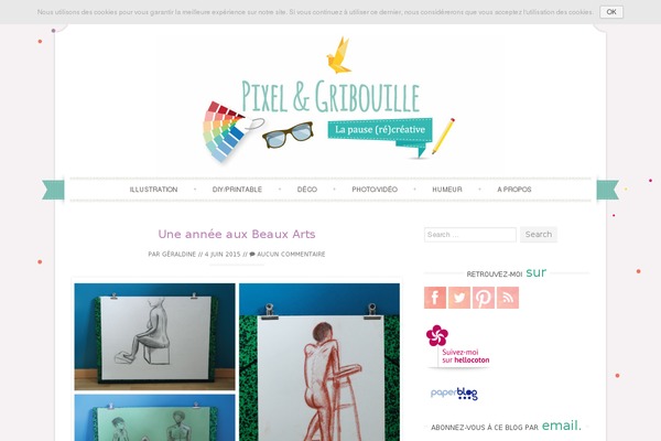 Sugar and Spice theme site design template sample